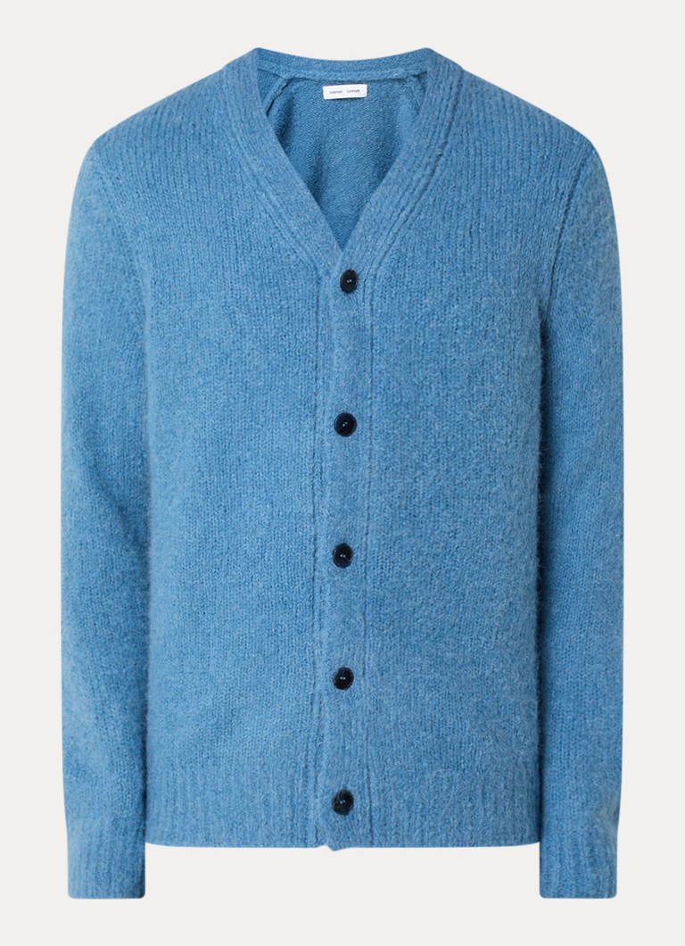 Cardigan gros tricotat cu amestec de lână alpaca