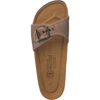 Natural World Niza Pantolette in braun
