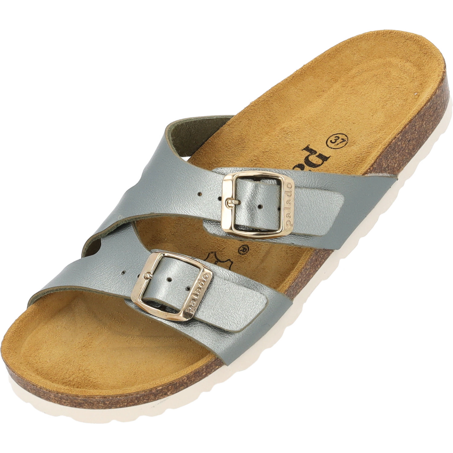 Palado Arrila, Pantoletten, Damen, Olive Metallic