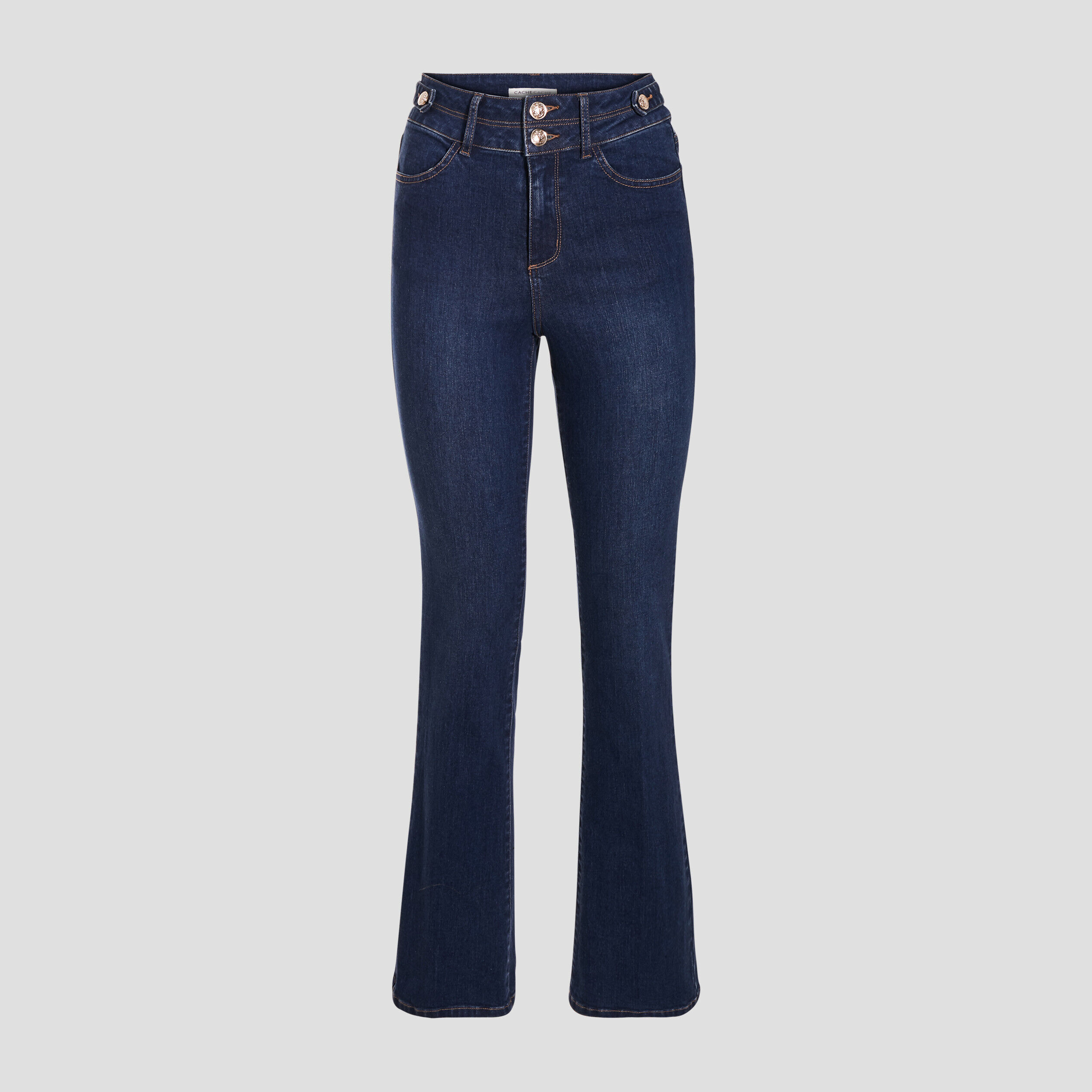 Jeans bootcut avec pattes denim brut femme | Cache Cache
