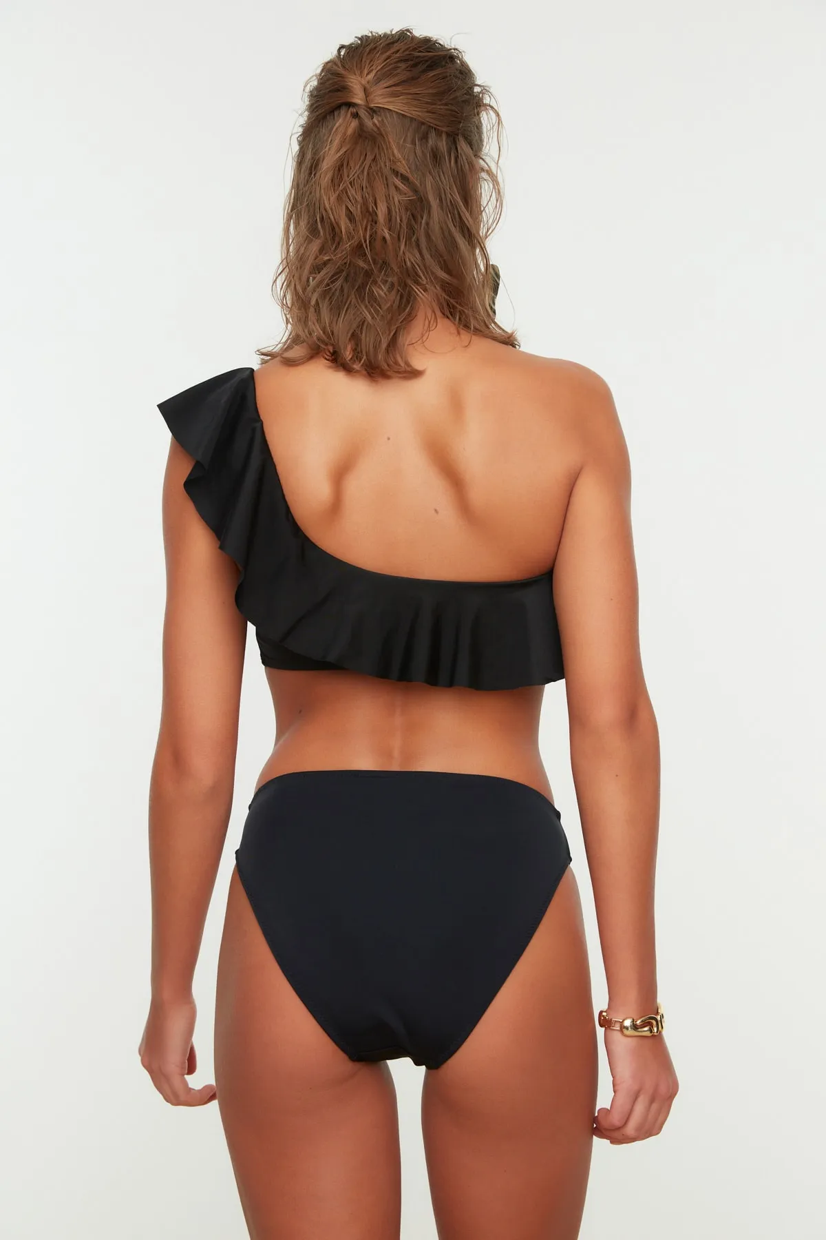 Trendyol Collection  Schwarze reguläre Bikinihose TBESS21BA0228