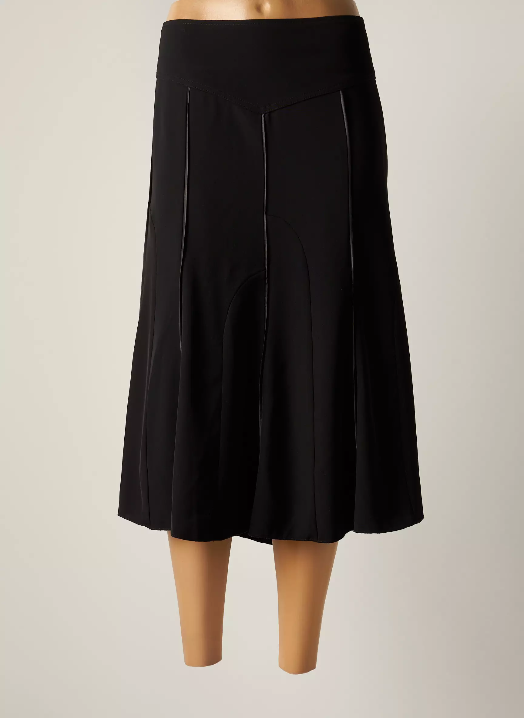 Creatif Paris Jupes Mi Longues Femme couleur noir