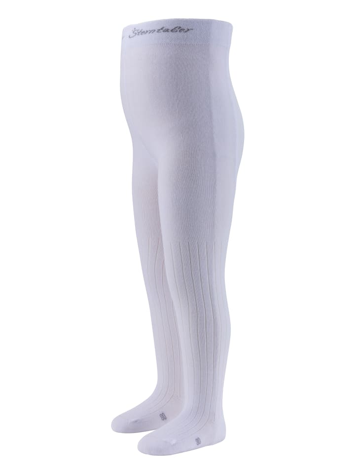 Sterntaler Strumpfhose Rippe in weiß günstig kaufen