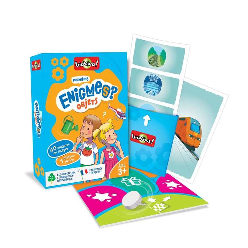 Jeu de cartes Mes premières énigmes Objets Bioviva
