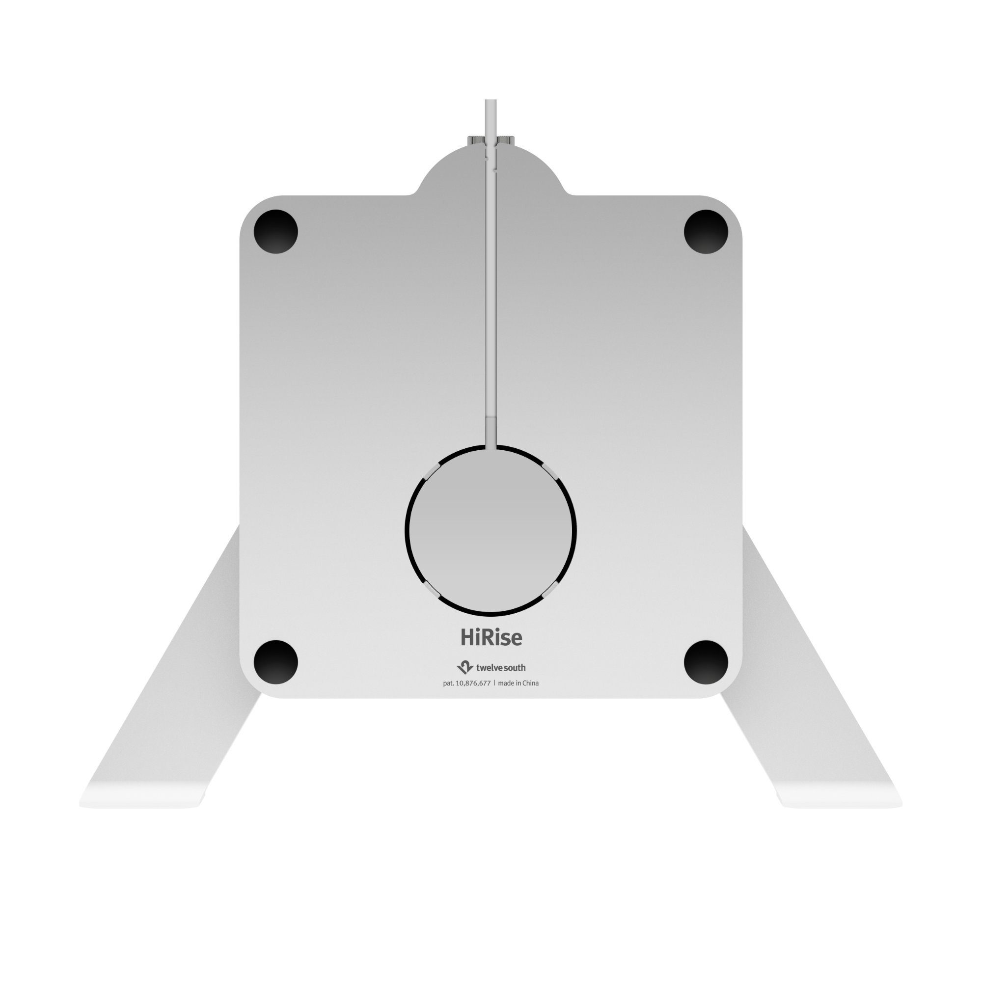 Twelve South HiRise Pro - Verstellbarer MacBook Ständer mit MagSafe Ladeschale Laptop-Ständer