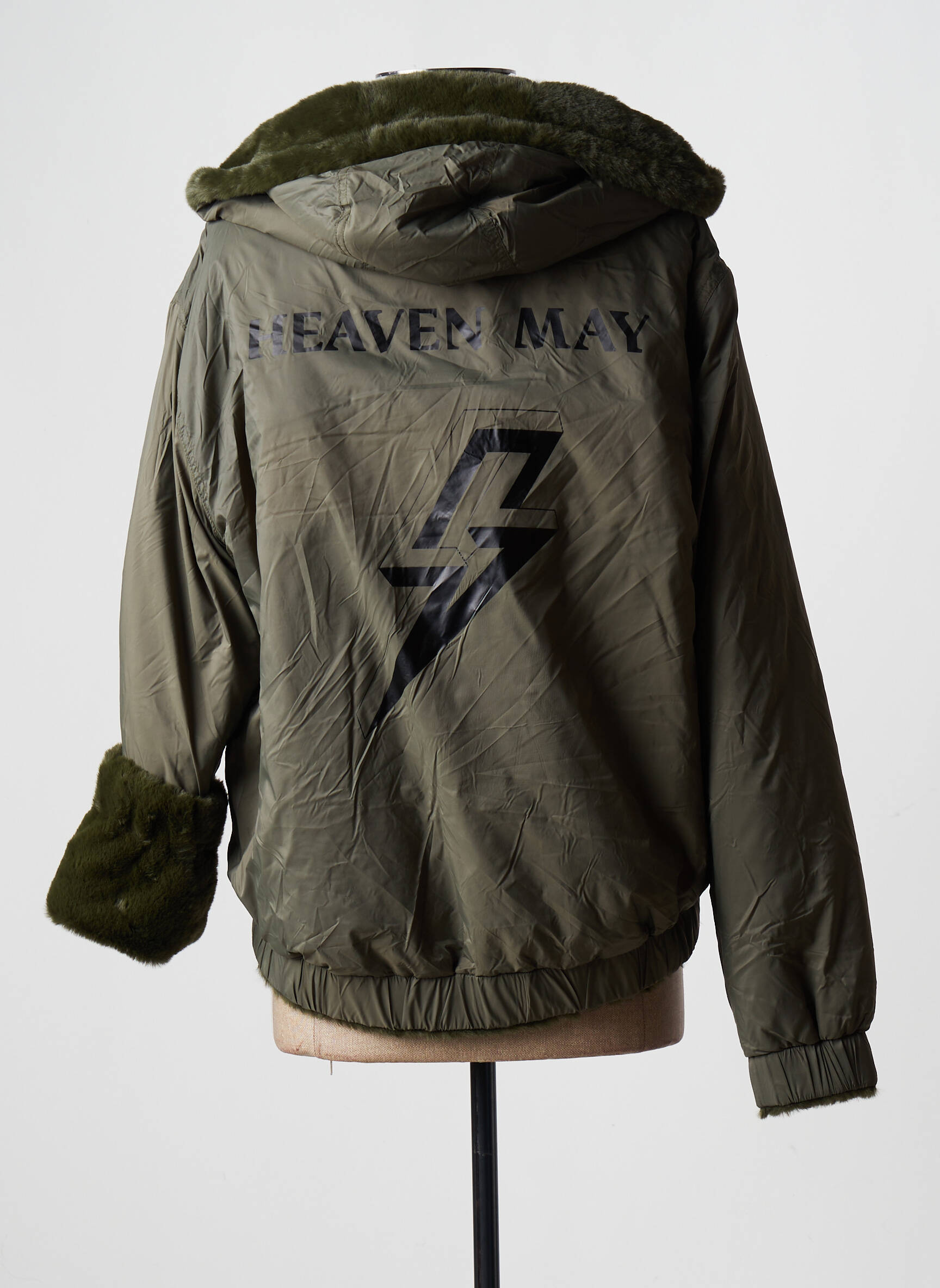 Heaven May Doudounes Femme couleur vert