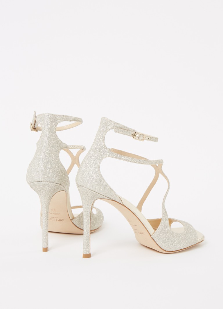 Sandale Jimmy Choo Asia din piele strălucitoare