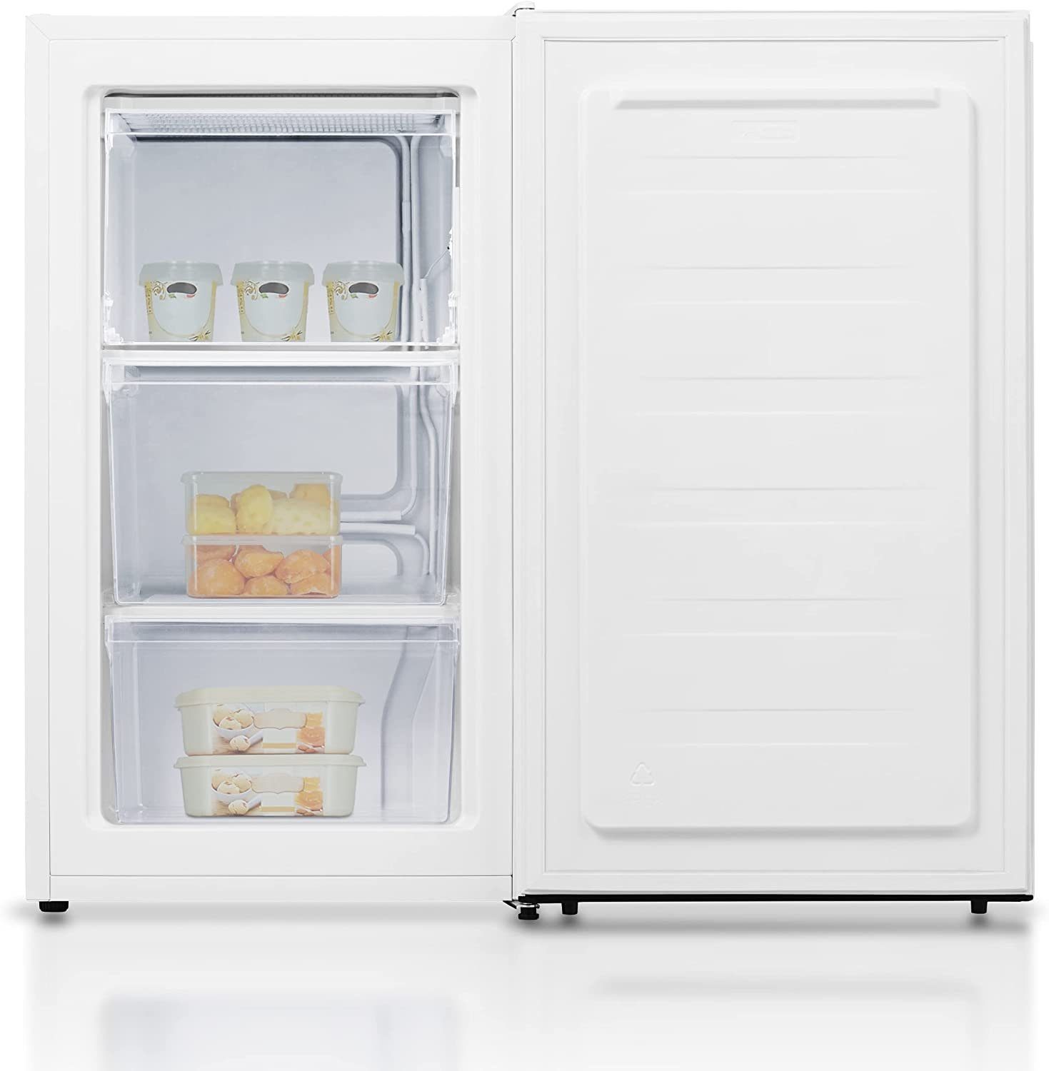 Heinrich´s Gefrierschrank HGS 4089 W, 84.2 cm hoch, 47.5 cm breit, Freezer, 3x Gefrierschublade, 85 Liter, Temperatur:-18°C~-38°C, weiß