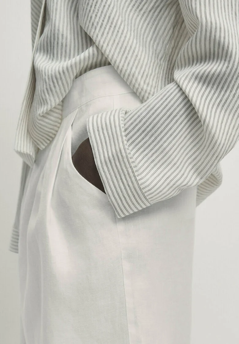 BERMUDA CON DOBLE PINZA Massimo Dutti - Shorts