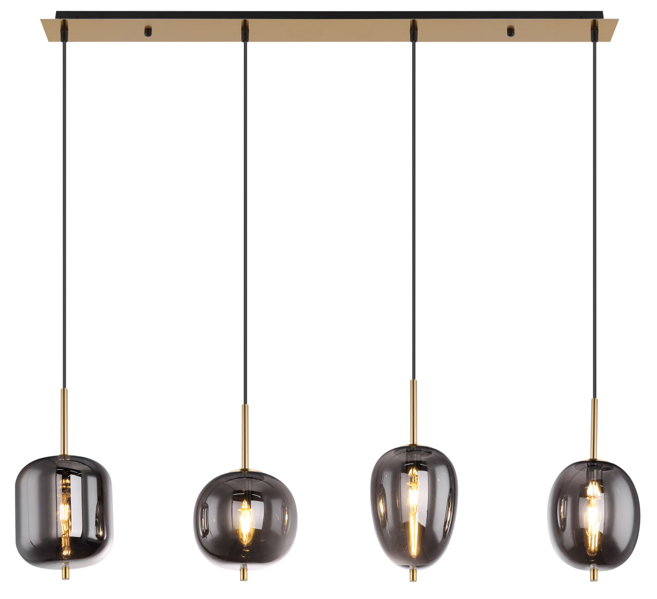 Globo Lighting - BLACKY I - Hängeleuchte Metall, 4x E14