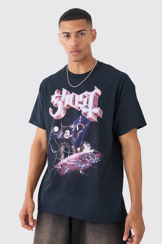 Oversize T-Shirt mit lizenziertem Ghost-Print