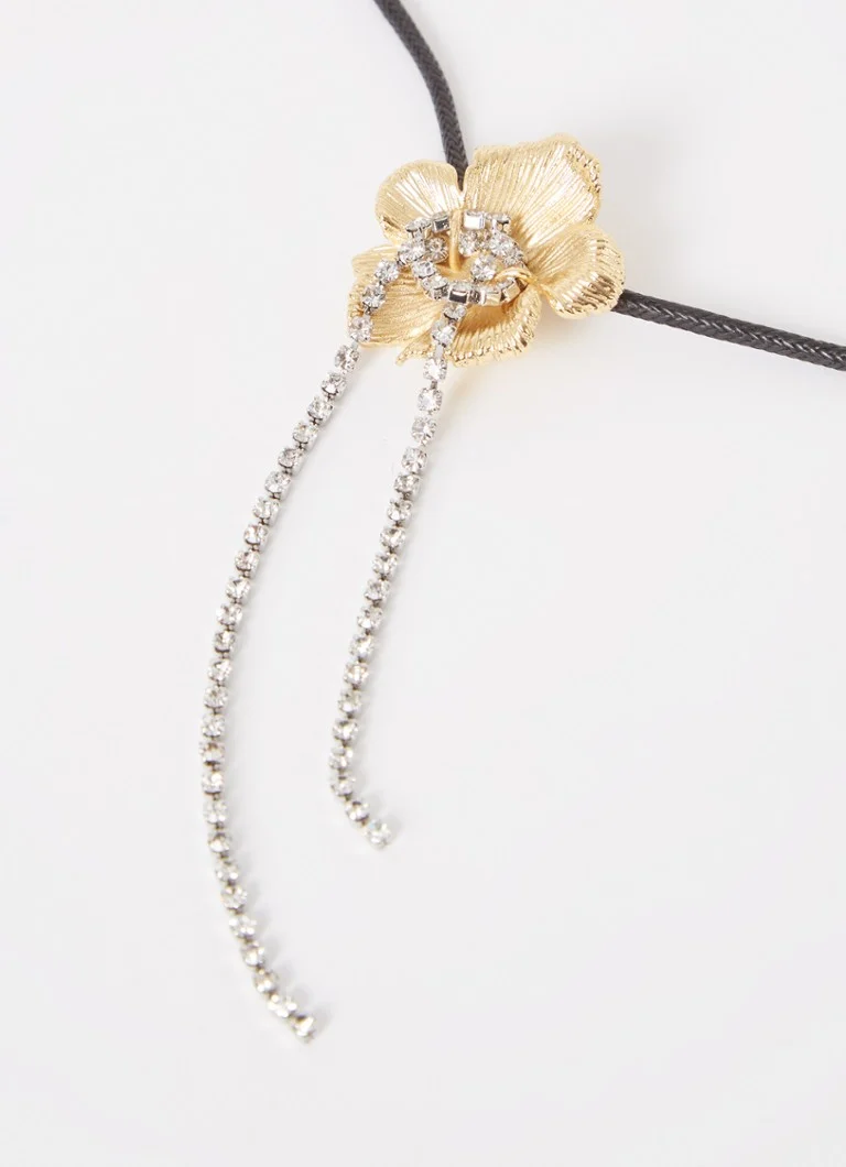 Collana girocollo Maje Flower con pietra di vetro
