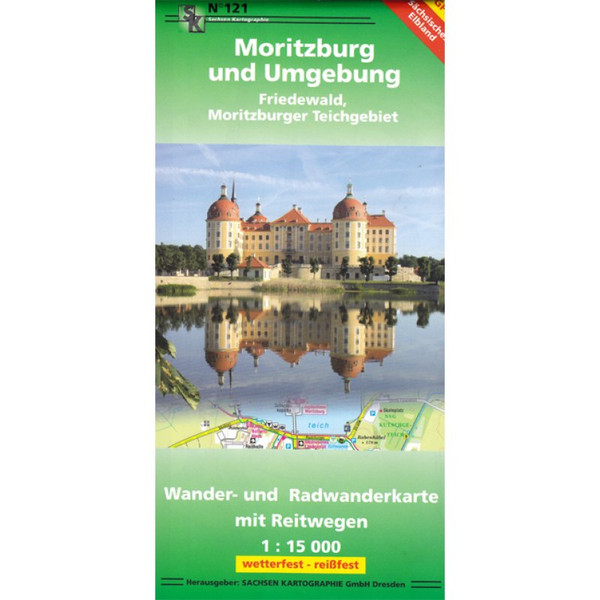 Moritzburg und Umgebung - Friedewald - Moritzburger Teichgebiet 1 : 15 000 - Wanderkarte