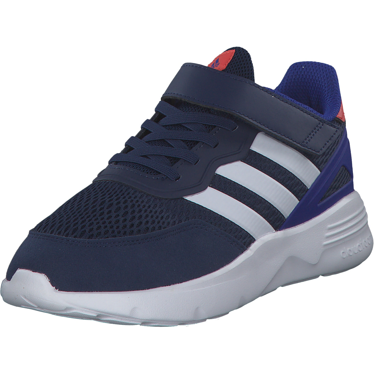 Adidas Nebzed EL K, Sneakers Low, Herren, dark blue/ftwr white/lucid blu