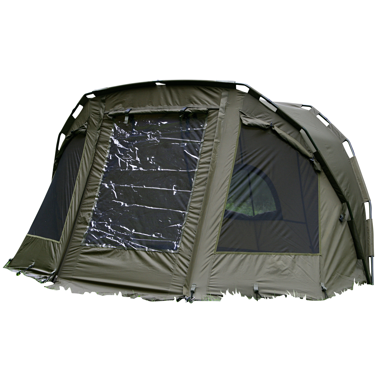 Anaconda Outdoor Set bestehend aus 1 x Bank Booster + 1 x 2-Mann-Karpfen-Zelt Moon Breaker II + 1 x Tackle Bag L