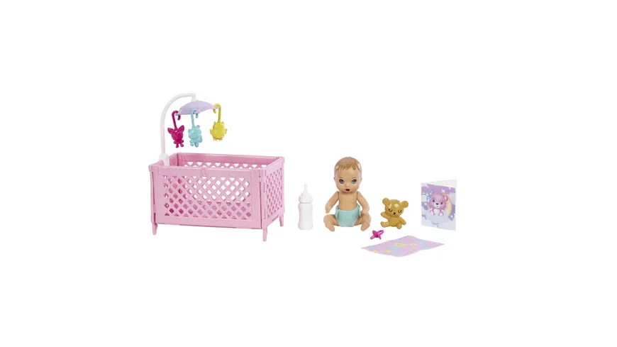 Barbie „Skipper Babysitters Inc.” Skipper Playset - Sleepy Baby Skipper