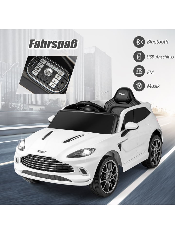 COSTWAY 12V Elektroauto Aston Martin DBX in Weiß günstig kaufen onesize