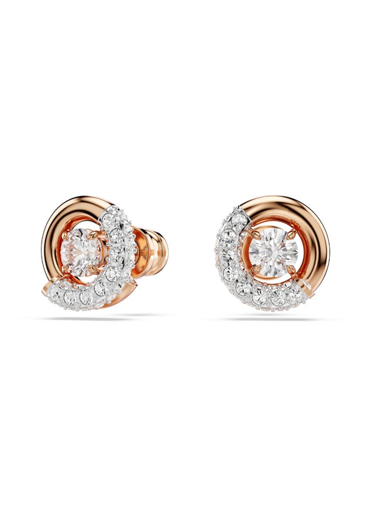 Swarovski Dextera stud earrings with crystal