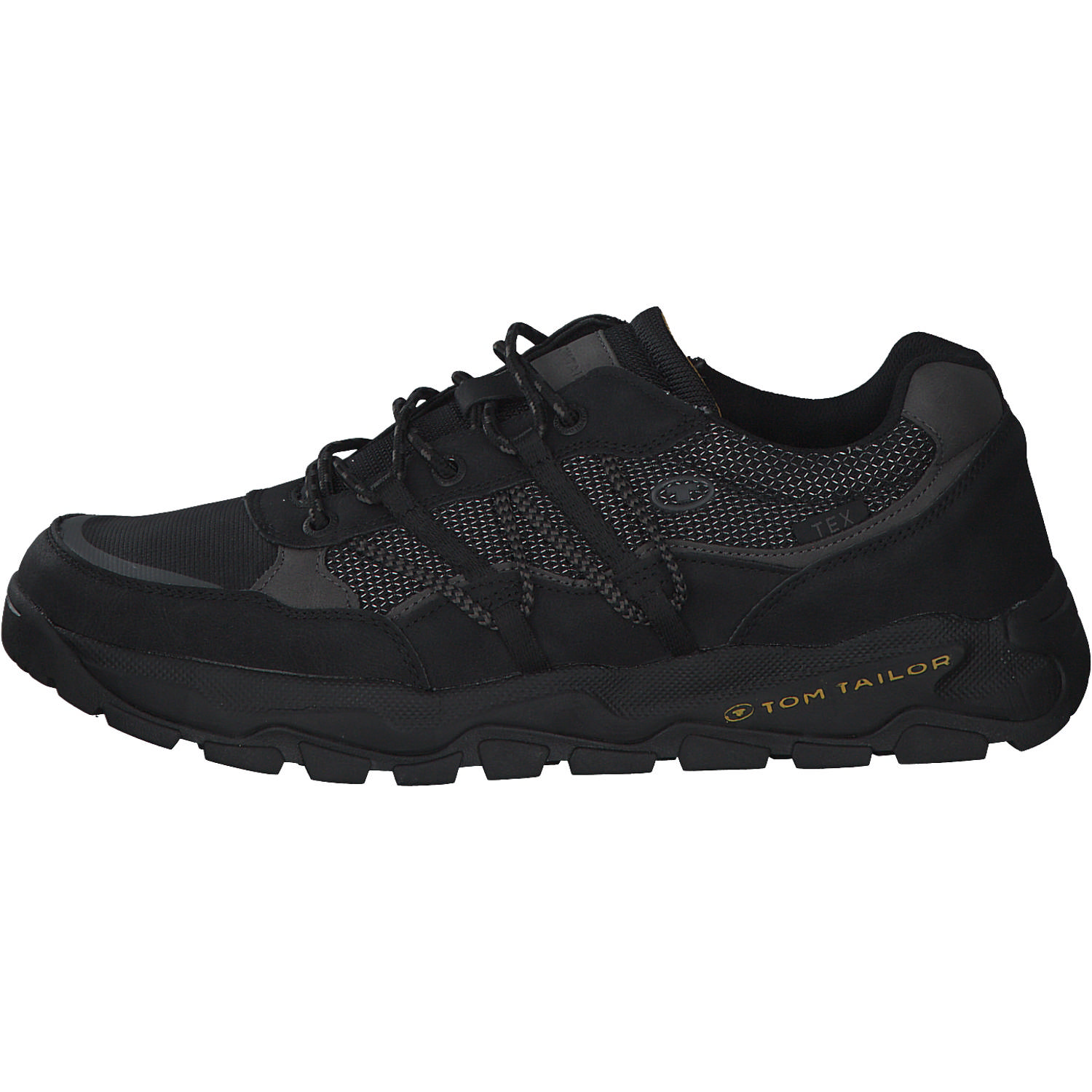 Tom Tailor 4283102, Sneakers Low, Herren, Black Black