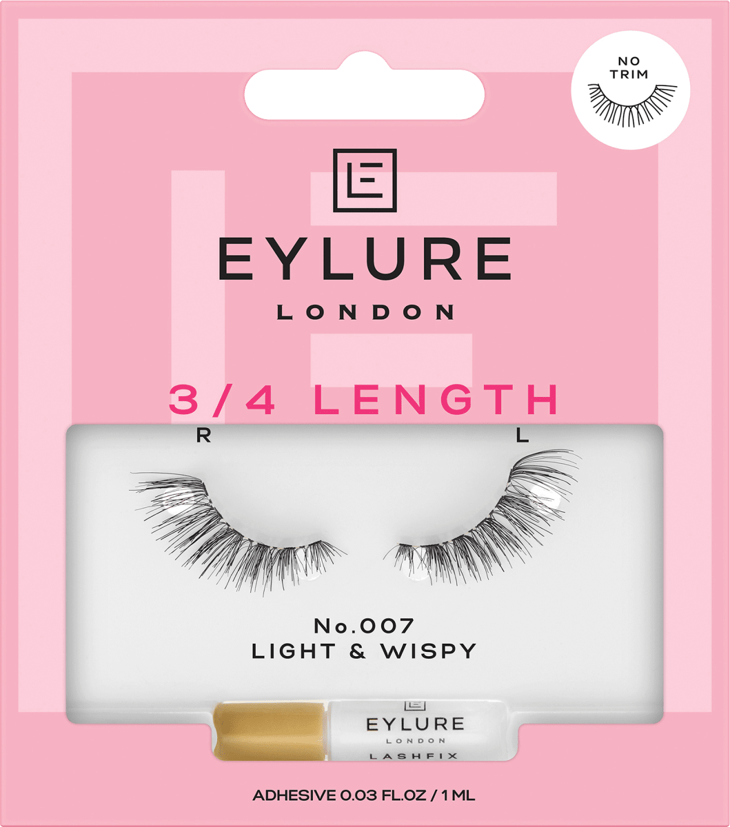 Künstliche Wimpern Fluttery Light 007 (1 Paar), 2 St