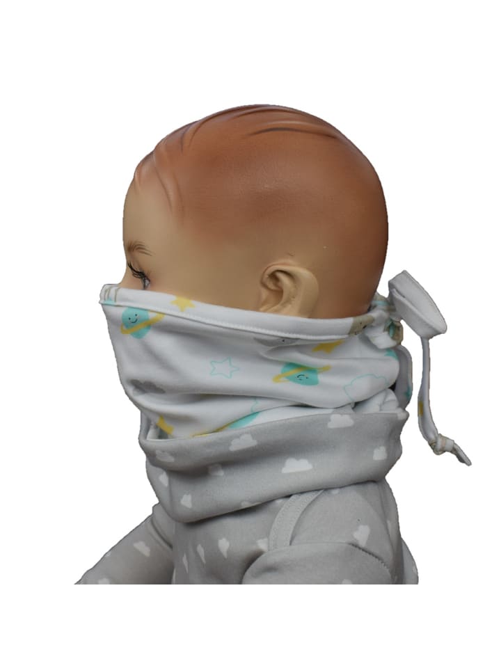 SlumberOrganix Bio Loop 3 in 1: Maske, Mütze, Schal in Grau günstig kaufen
