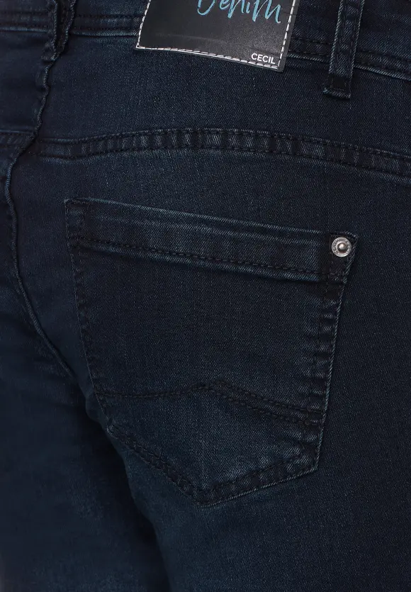 CECIL Blaue Loose Fit Jeans