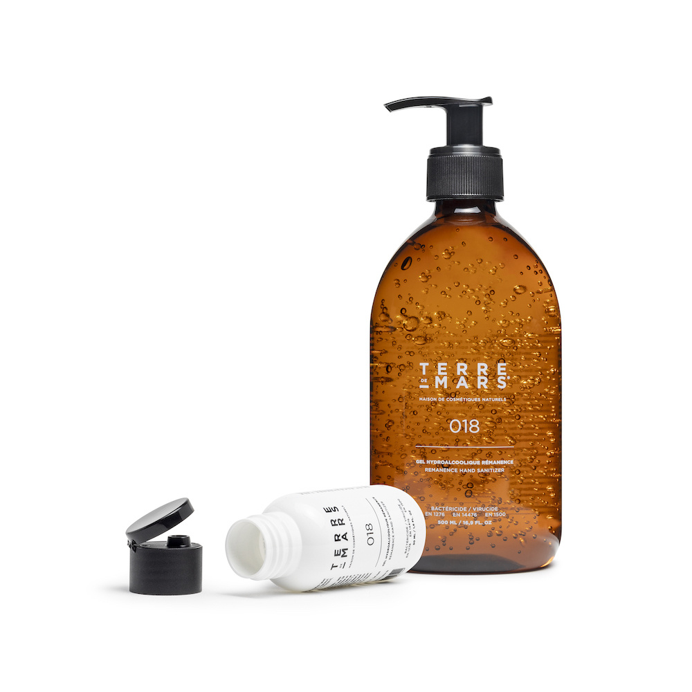 Terre de Mars 018 GEL MAINS HYDROALCOOLIQUE RÉMANENCE 500ml GEL MAINS HYDROALCOOLIQUE RÉMANENCE