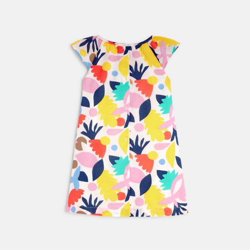 Robe bébé fille à motifs abstraits blanche Catimini