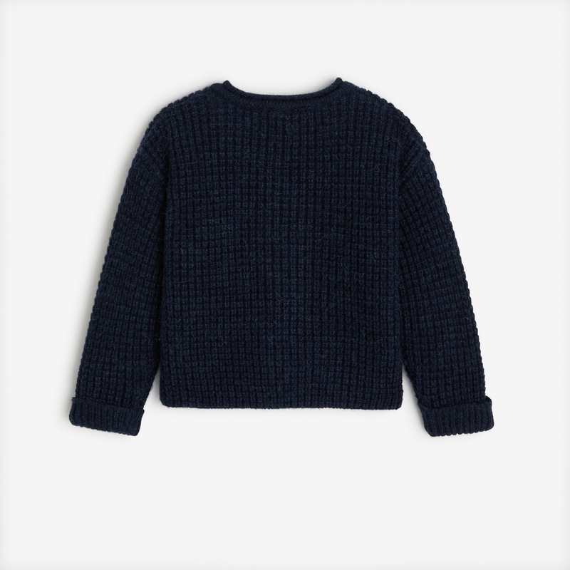 Cardigan bébé tricot bleu Catimini