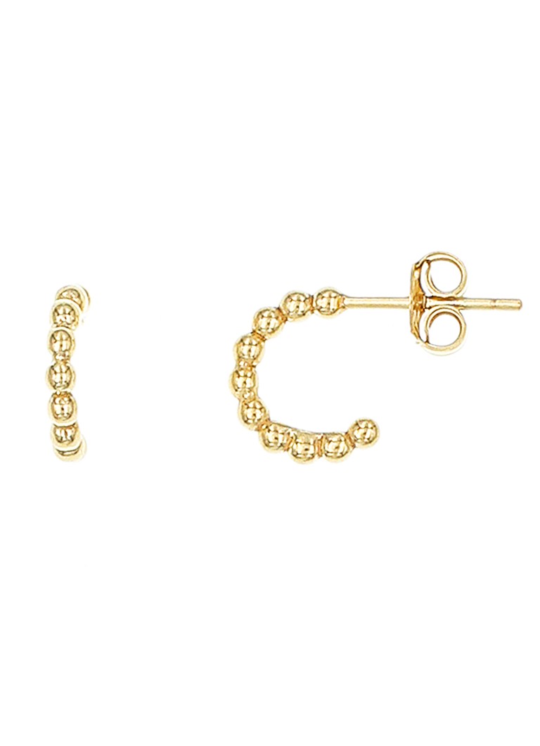 Casa Jewelry Elba gold-plated stud earrings