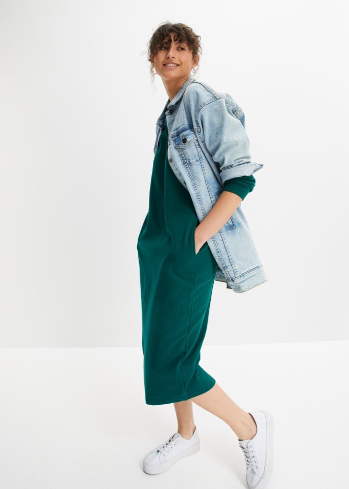 Sweatkleid mit Streifen