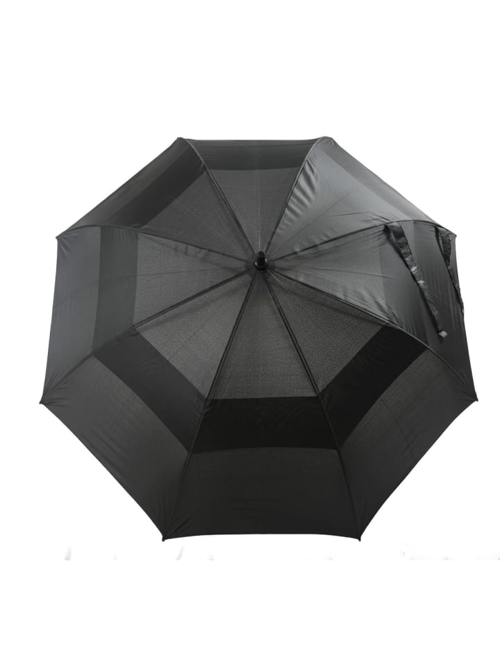 COFI 1453 Fiberglasstockschirm mit Hülle Wasserdicht in Schwarz günstig kaufen 130 cm