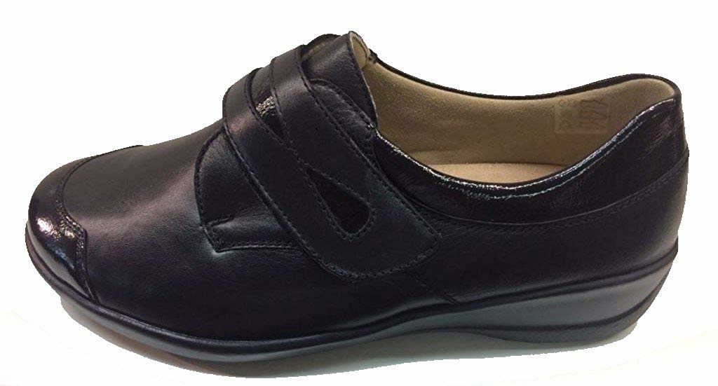 GOLDKRONE Sportliche Slipper schwarz