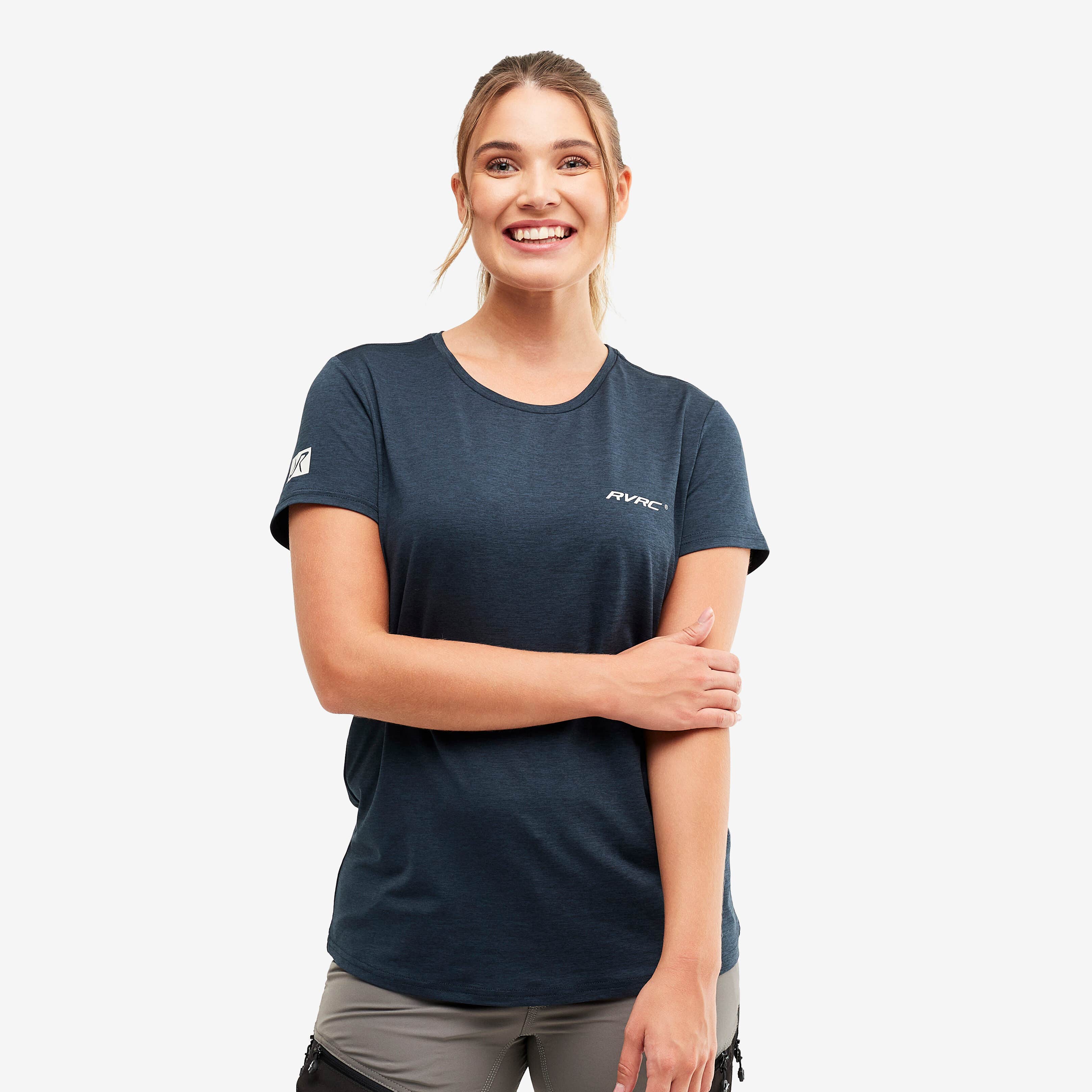 Vagabond Tee Femme Navy Melange