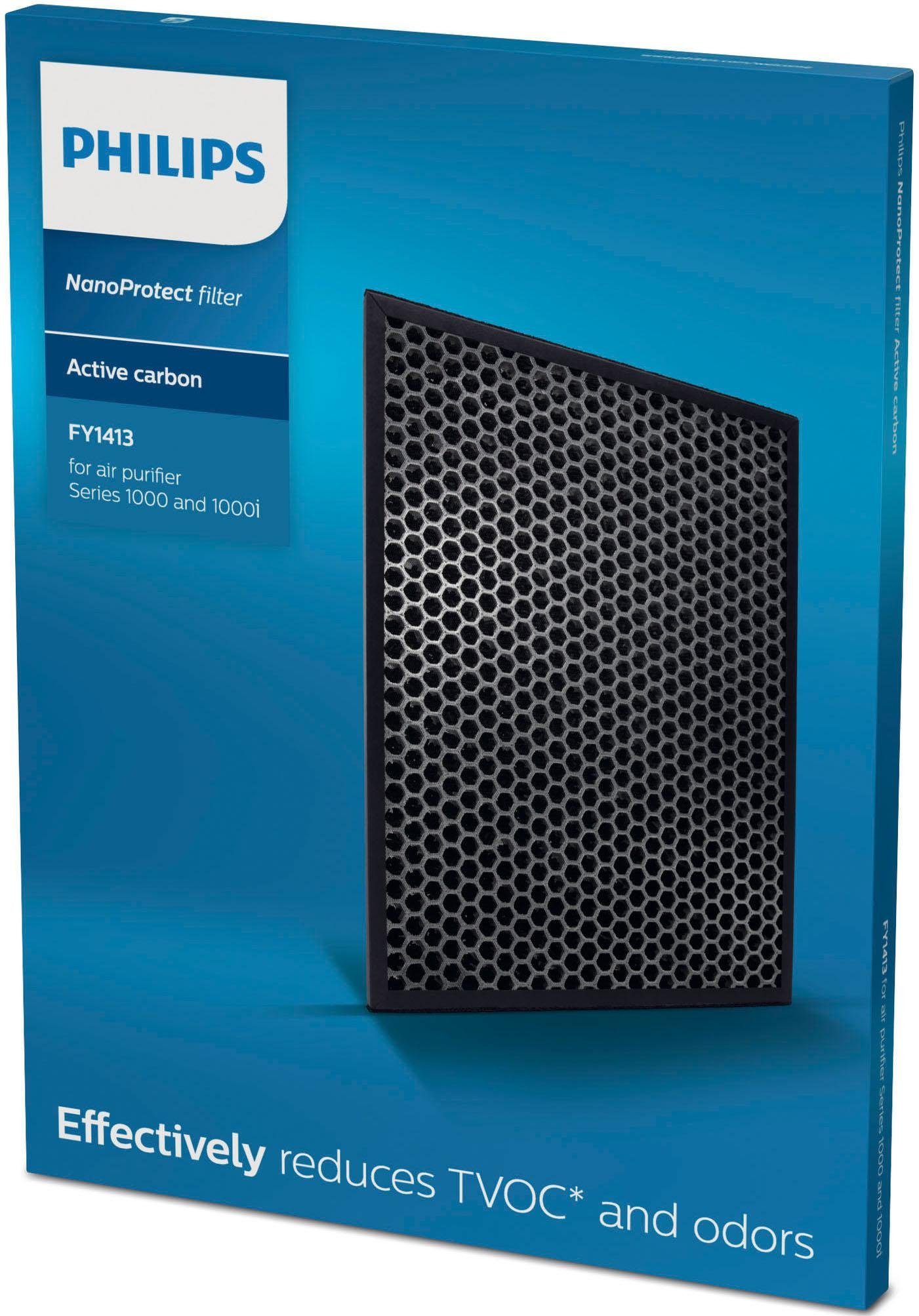 Philips Aktivkohlefilter FY1413/30, Zubehör für Luftreiniger Series 1000 und 1000i