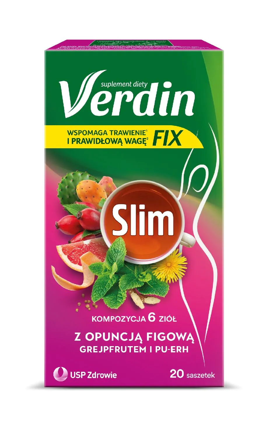 Verdin Fix Slim, vrećice čaja