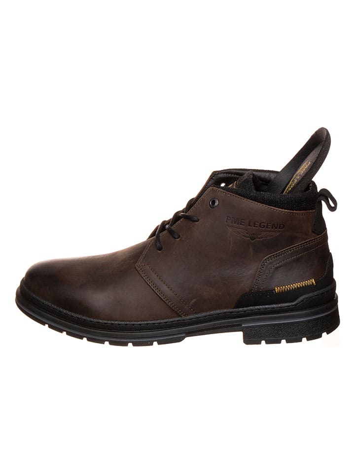 PME Legend Leder-Boots in Braun günstig kaufen