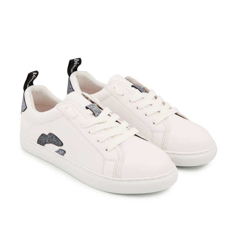 Baskets en cuir Betty glitter gun