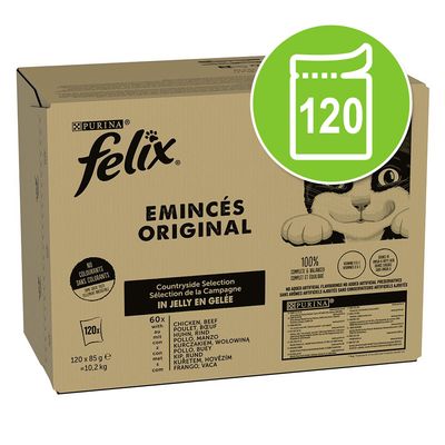 Jumbopack Felix Classic Pouches 120 x 85 g