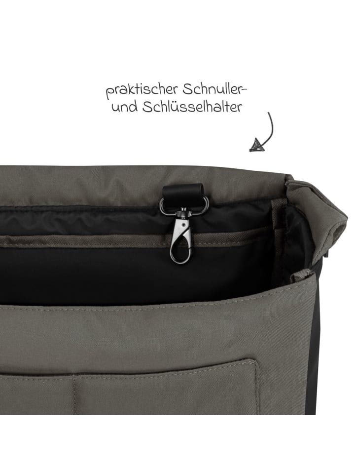 ABC-Design Wickeltasche Urban - inkl. Wickelunterlage in grau günstig kaufen onesize