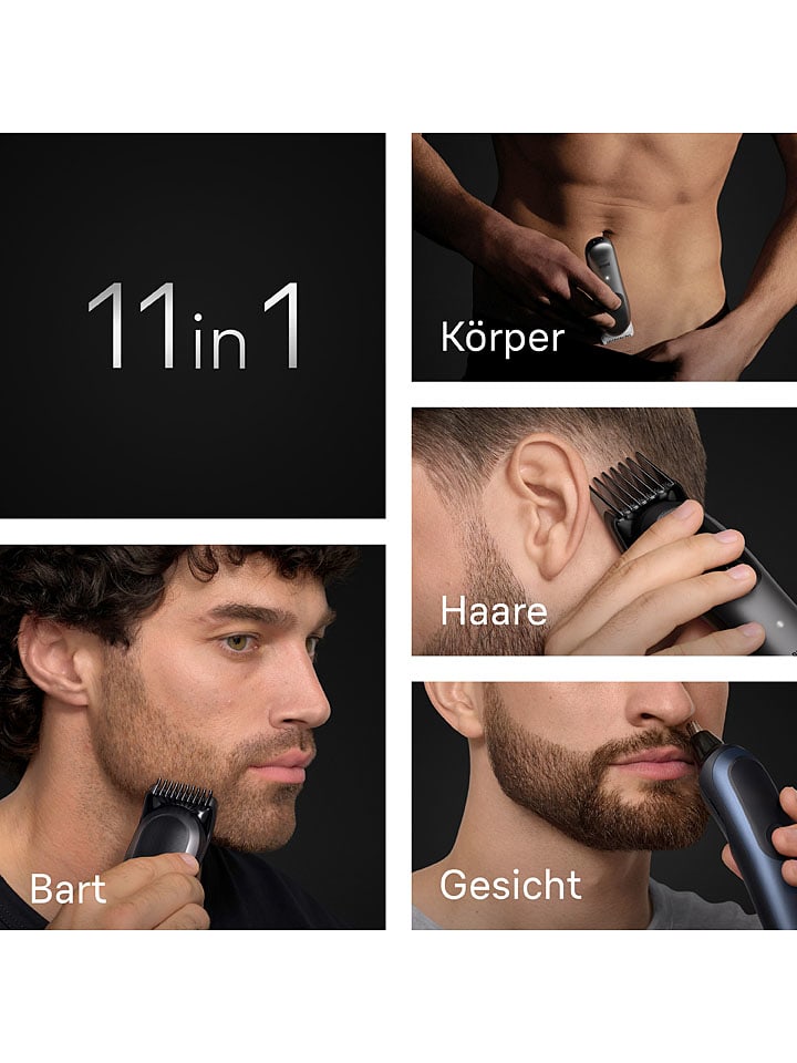 Braun Barttrimmer ''Series 7 All-In-One'' in Dunkelblau günstig kaufen onesize
