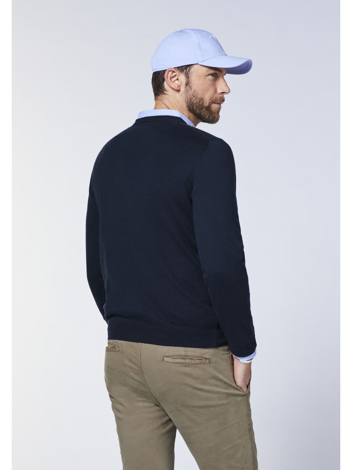 Polo Sylt Pullover in Blau günstig kaufen