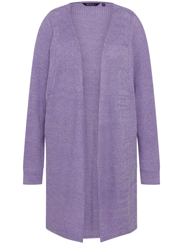 Ulla Popken Strickjacke in lavendel günstig kaufen 50-52