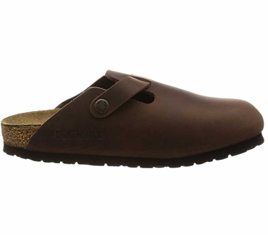 BIRKENSTOCK Komfort Sandalen braun Boston Fettleder