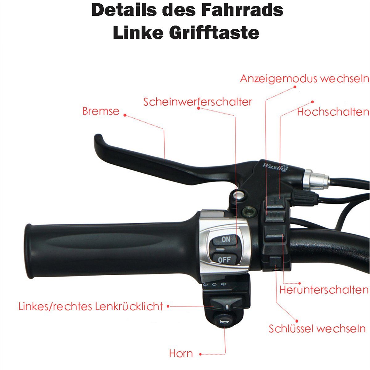 Fangqi E-Bike 20Zoll Klapp E-bike, Shimano 7-Gang, Vorderkorb, Farbinstrument, Kettenschaltung, Heckmotor, (Spar-set, Mit Heckgepäckträger, Sitz- und Kopfhöhenverstellung, LED-Scheinwerfer), Hupe, Einbrecher, Fern- und Nahlicht, Kreuzfahrt