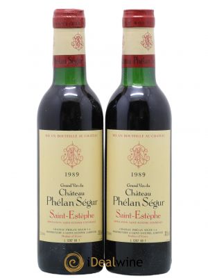 Château Phélan Ségur  1989 - Lot de 2 Demi-bouteilles