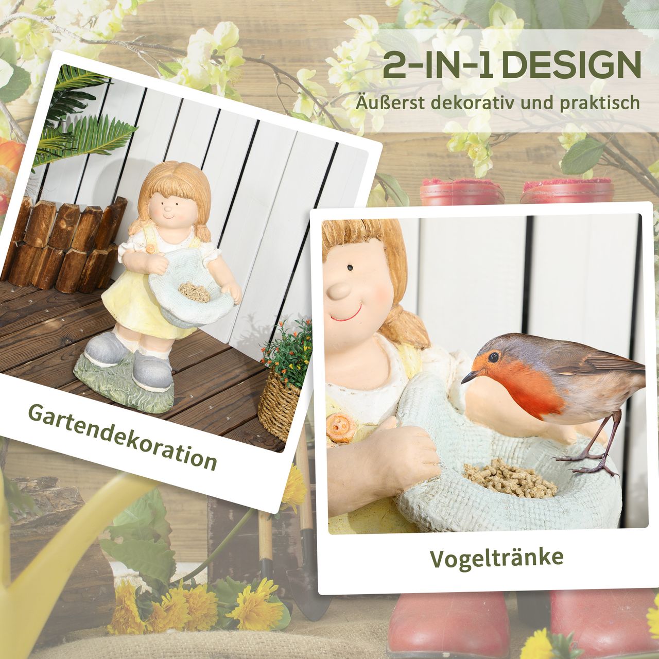 Outsunny Gartenfigur 