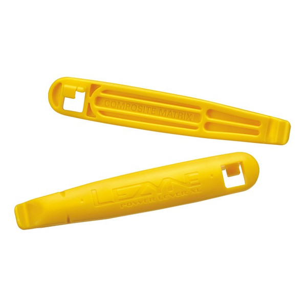 REIFENHEBER POWER LEVER XL MIT SPEICHENHAKEN, GELB COMPOSITE - Fahrradwerkzeug
