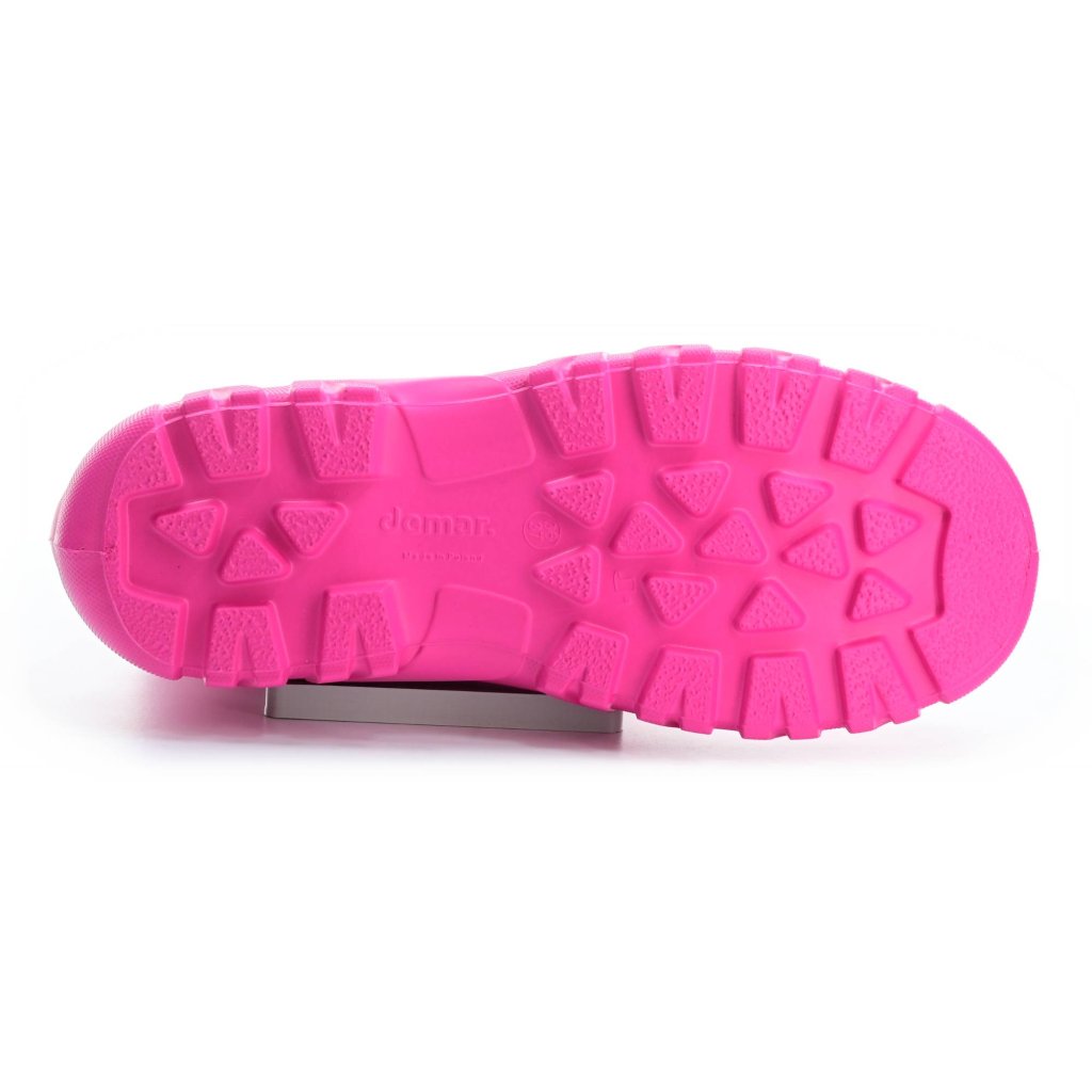 Demar Mammut rosa Gummistiefel AD mit Woll-Innensocke