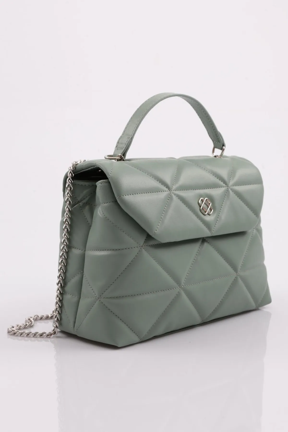 DGN  7267 Modell Mintgrün Damen Schulter- und Armtasche
